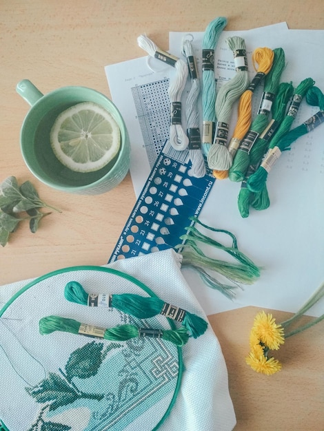 Przykłady gotowych haftów